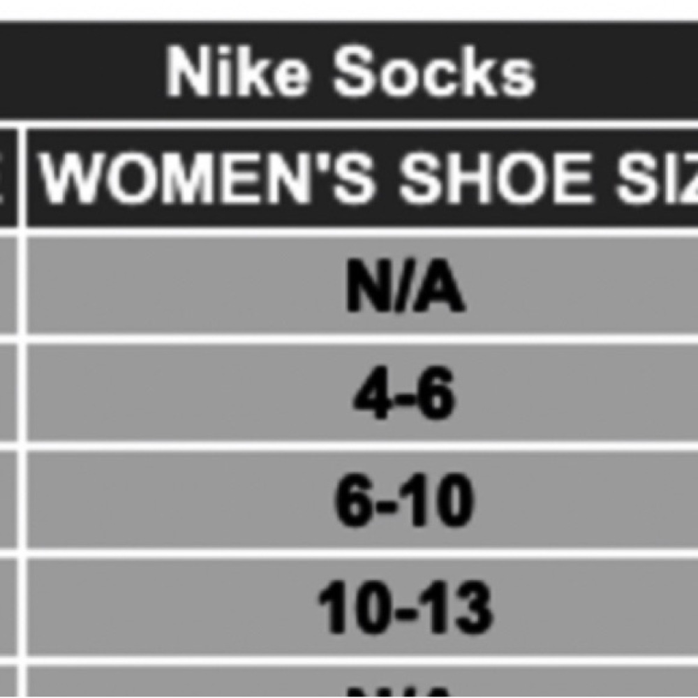 Nike White and Yellow Athletic Crew Socks Medium - Picture 2 of 4